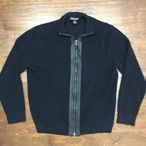 Micheal Kors Black Zip Up